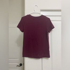 Maroon color women’s t-shirt